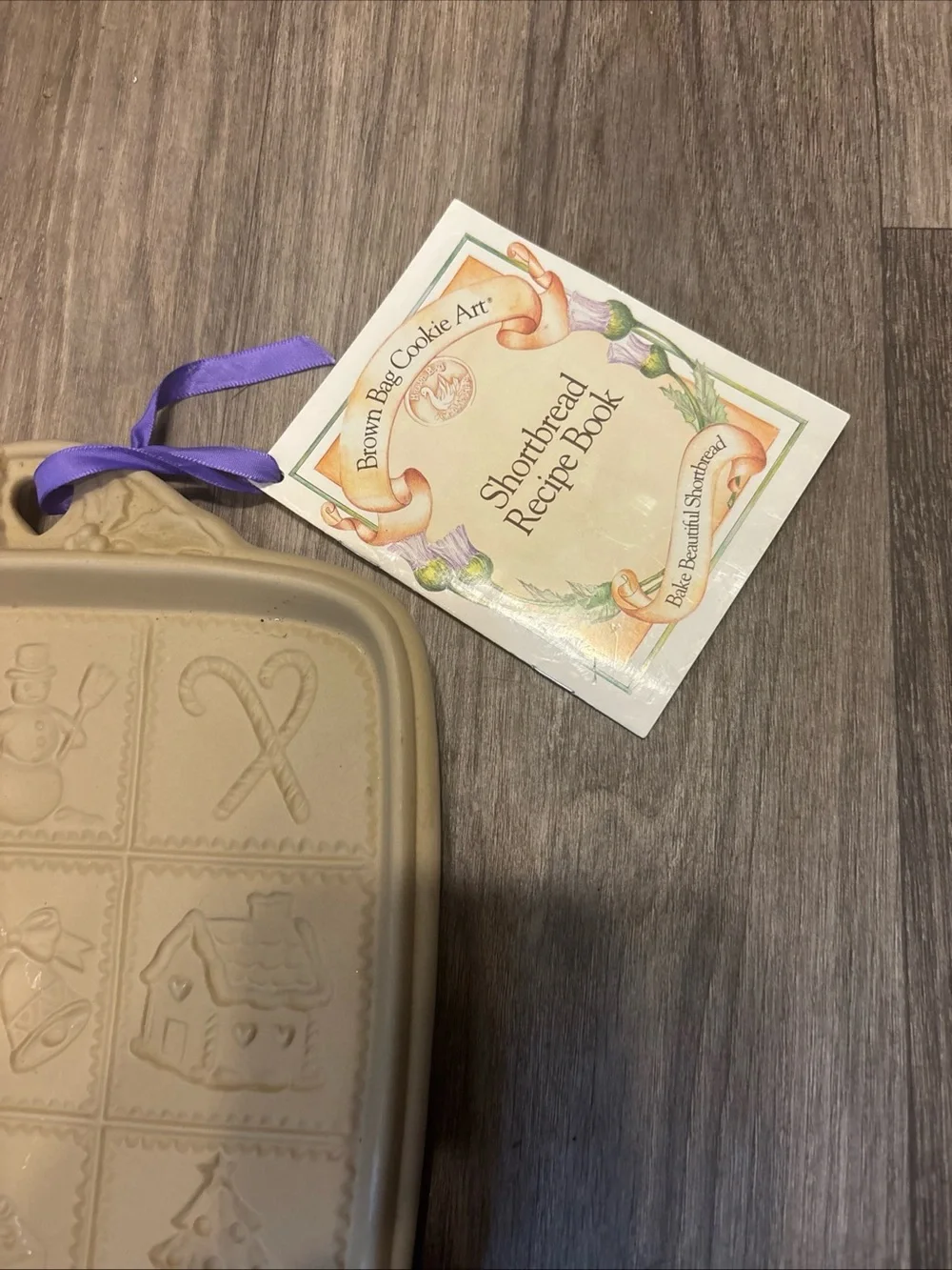 Brown Bag Cookie Art christmas shortbread